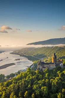 Images Dated 5th August 2015: Germany, Rhineland Palatinate, Bacharach, Burg Stahleck (Stahleck Castle), River Rhine