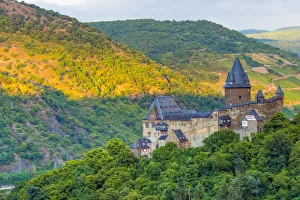 Germany, Rhineland Palatinate, Bacharach, Burg Stahleck (Stahleck Castle)