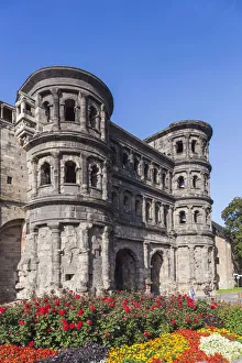 Trier Prints: Germany, Rhineland-Palatinate, Moselle, Trier, Porta Nigra
