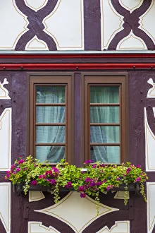 Images Dated 5th August 2015: Germany, Rhineland Palatinate, Oberwesel, Traditional Timber-framed building