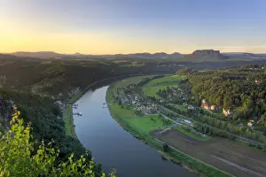 Germany, Saxony, Dresden, Saxon Switzerland National Park (Sachsische schweiz), Bastei