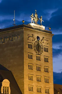 Germany, Saxony, Leipzig, Kroch-Haus, first city skyscraper, Augustusplatz Germany, Saxony, Leipzig, Kroch-Haus, first city skyscraper, Augustusplatz