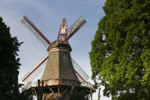 Images Dated 9th September 2008: Germany, State of Bremen, Bremen, Town Windmill