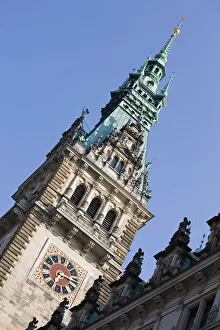 Rathaus Prints: Germany, State of Hamburg, Hamburg, Rathaus, Town Hall