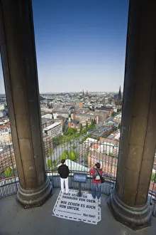 Germany, State of Hamburg, Hamburg, St. Michaeliskirche church tower Germany, State of Hamburg, Hamburg, St. Michaeliskirche church tower