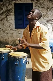 Drummer Collection: Ghana, Brong Ahafo region, Nkoranza