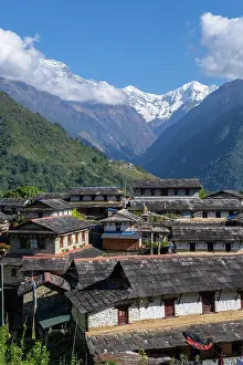 Gandaki Province Prints: Ghandruk village, Annapurna Region, Gandaki Province, Nepal