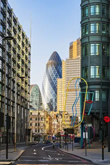 Finance Prints: The Gherkin, London, England, UK