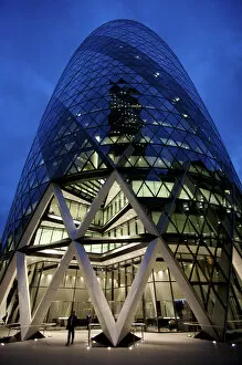 Images Dated 4th March 2009: The Gherkin (Swiss Re building), London, England, UK