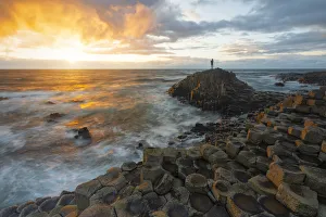 Atlantic Coast Prints: Giants Causeway, Bregagh road, country Antrim, Ulster Province, Northen Ireland, UK