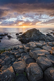 The Giants Causeway, County Antrim, Ulster region, Northern Ireland, United Kingdom