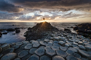 The Giants Causeway, County Antrim, Ulster region, Northern Ireland, United Kingdom