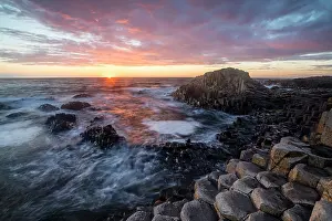 Antrim Prints: The Giants Causeway, County Antrim, Northern Ireland, UK