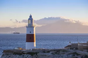 Light Houses Collection: Gibraltar, Europa Point Lighthouse