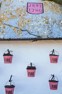 Gibraltar Prints: Gibraltar, Gibraltar rock, Fire buckets