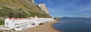 Images Dated 14th January 2019: Gibraltar, Sandy Bay and Rock of Gibraltar