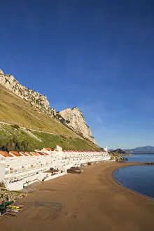 Images Dated 14th January 2019: Gibraltar, Sandy Bay and Rock of Gibraltar