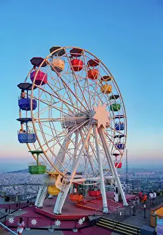 Big Wheel Prints: Giradabo Ferris Wheel at sunset