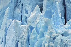 Images Dated 1st March 2021: Glacier detail - Argentina, Santa Cruz, Lago Argentino, south of Peninsula Magellanes