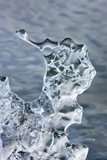 Glacier ice grinded - Iceland, Eastern Region, Jokulsarlon - Vatnajokull National Park