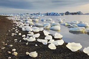 Glacier ice washed ashore - Iceland, Eastern Region, Jokulsarlon - Vatnajokull National Park