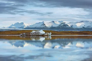Eastern Region Prints: Glacier impression at Fjallsarlon lagoon - Iceland