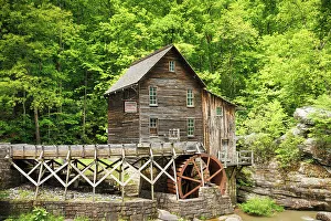 Grist Mill Prints: Glade Creek Grist Mill, Babcock State Park, West Virginia, USA