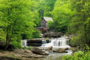Mill Prints: Glade Creek Grist Mill, Babcock State Park, West Virginia, USA