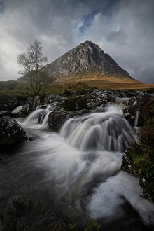 Waterfalls Prints: Glen Etive Mor, Highlands, Scotland