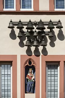 Glockenspiel at Steipe, main market, Treves, Mosel valley, Rhineland-Palatinate, Germany