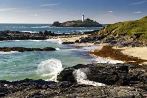 Godrevy Lighthouse, Cornwall, England