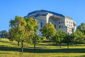 Goetheanum by Architect Rudolf Steiner, Cultural center and domicile of the Antroposophic