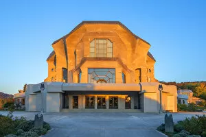 Goetheanum by Architect Rudolf Steiner, Cultural center and domicile of the Antroposophic
