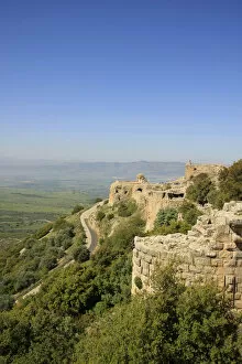 Images Dated 12th November 2009: Golan Heights, Nimrod Fortress on the slopes of Mount Hermon, above the Banias spring
