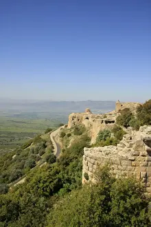 Slopes Prints: Golan Heights, Nimrod Fortress on the slopes of Mount Hermon, above the Banias spring