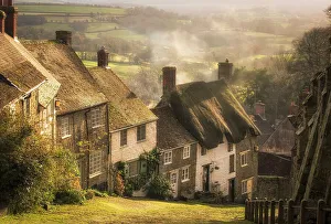 Gold Hill, Shaftesbury, Dorset, England, UK