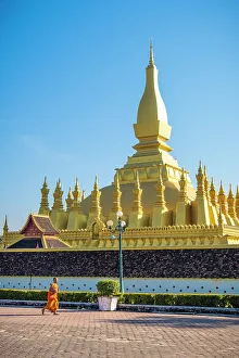 Gold Stupa, Pha That Luang, Vientiane (capital city), Laos