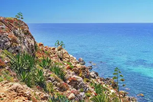 Golden Bay Prints: Golden Bay famous for its soft golden Beach sand, Malta