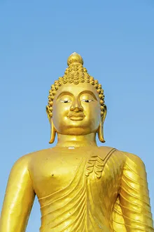 Phuket Prints: A Golden Buddha at the The Big Buddha complex, Phuket, Thailand