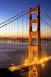 Battery Spencer Prints: Golden Gate Bridge at dawn, , from Battery Spencer, San Francisco, California, USA