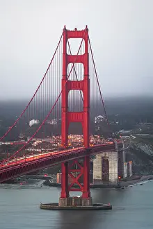 Suspension Bridge Prints: Golden Gate Bridge, San Francisco, California, USA