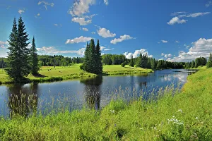 Golf Prints: Golf and Country Course Ear Falls Ontario, Canada