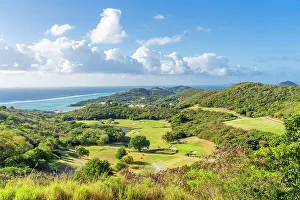 Golf Course, Canouan Estate, Canouan Island, Grenadine Islands, Saint Vincent and the Grenadines, Caribbean