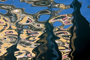 Mediteranean Country Gallery: Gondola Reflections, Venice, Italy