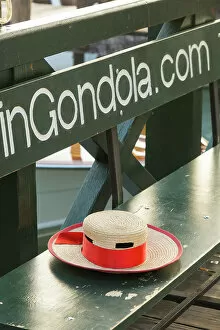 Images Dated 8th February 2023: Gondola's hat, Venice, Veneto, Italy