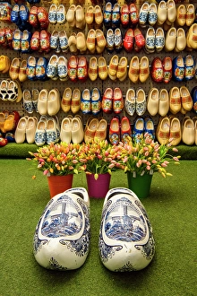 City Centre Prints: Goods for sale in the Flower Market, Amsterdam, North Holland, Netherlands