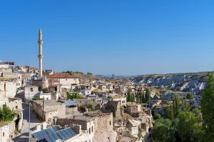 Kapadokya Prints: Goreme Mosque minaret in Ibrahimpasa
