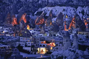 Goreme at Night, Cappadocia, Turkey