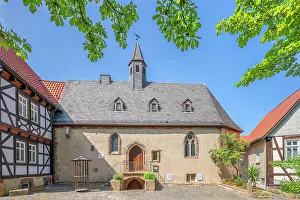 Chapels Prints: Gothic chapel from 1368 at Alsfeld, Hesse, Germany