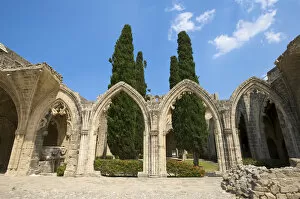 Images Dated 29th June 2011: Gothic Monastery in Belapais or Beylerbey, North Cyprus